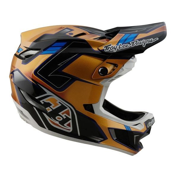 Купити Вело шолом TLD D4 COMPOSITE HELMET; ROYALTY [BLACK/GOLD] XL з доставкою по Україні