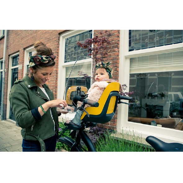 Купить Детское велокресло Bobike Mini ONE / Mighty mustard с доставкой по Украине