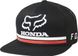 Кепка FOX HONDA SNAPBACK HAT (Black), One Size