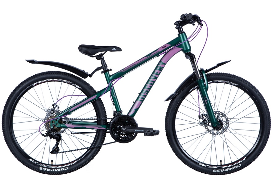 Купить Велосипед ST 26" Discovery TREK AM DD рама- с крылом Pl 2024 (зелений (м)) с доставкой по Украине