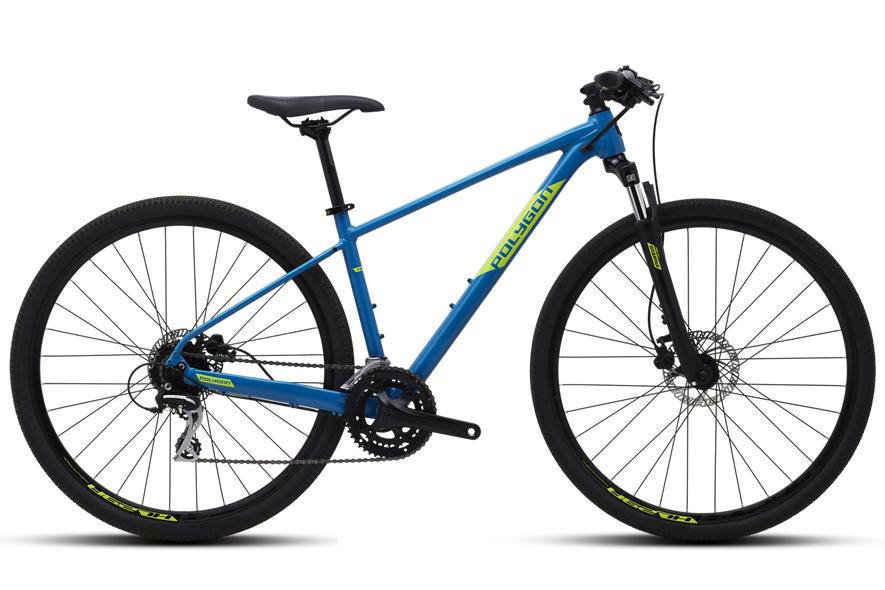 Купить Велосипед Polygon HEIST X2 700C BLU/GRN с доставкой по Украине