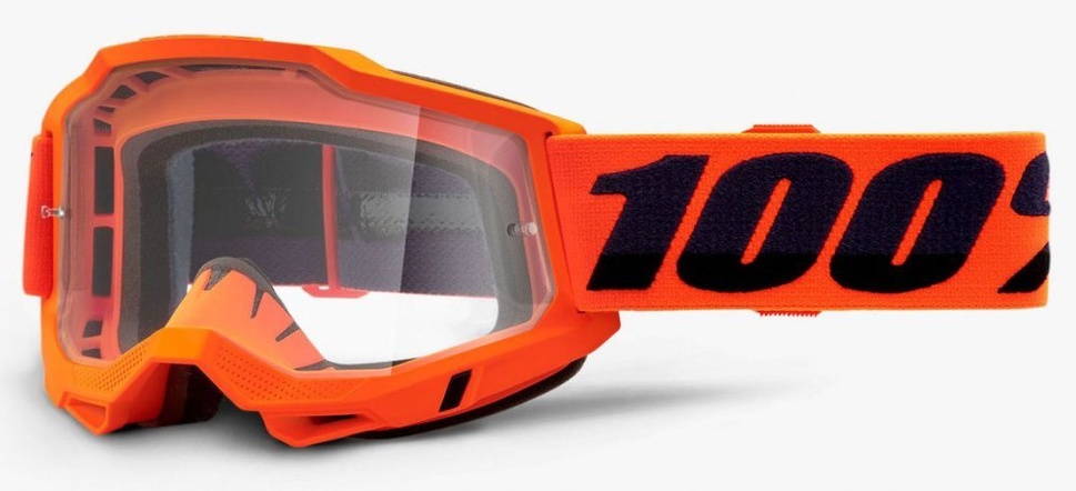 Окуляри 100% ACCURI 2 Goggle Orange - Clear Lens, Clear Lens