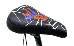 Купити Накладка на детское седло Spider Man с гелевым наполнителем 200*150mm (черно-красный) з доставкою по Україні