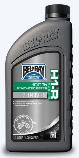 Масло моторне Bel-Ray H1-R Racing 100% Synthetic Ester 2T Oil (1л), 2T Pre-mix