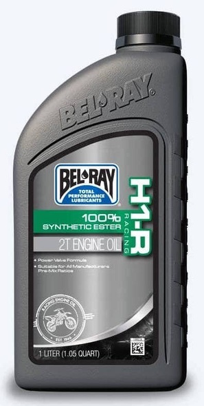 Олія моторна Bel-Ray H1-R Racing Synthetic Ester Oil (1л), 2T Pre-mix