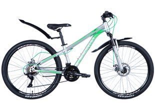 Купити Велосипед ST 26" Discovery TREK AM DD з крилом Pl 2024 (сріблястий) M (160-175 см) з доставкою по Україні