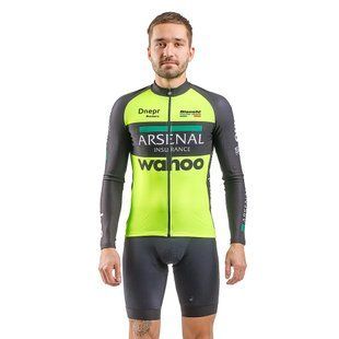 Веломайка ASSOS CG Dnepr Masters LS Jersey Club Yellow Black Размер одежды L