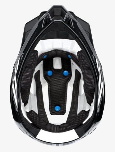 Шолом Ride 100% TRAJECTA Helmet (Black/White), L (80020-011-12)