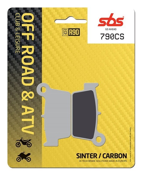 Колодки гальмівні SBS Comp Brake Pads, Carbon (671CS)