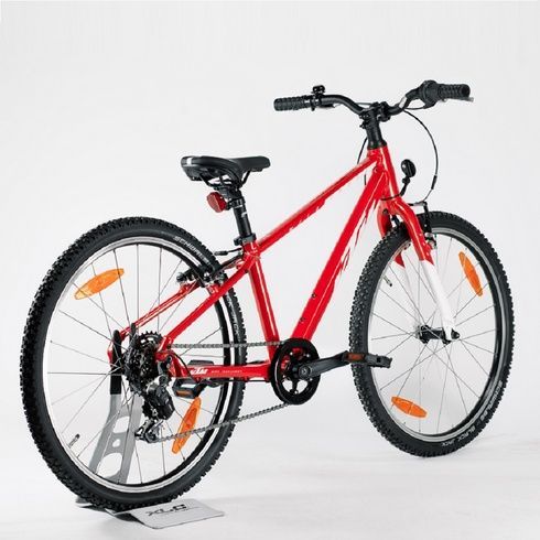 Купить Велосипед KTM WILD CROSS 24" рама 35, оранжевый (белый), 2022 с доставкой по Украине