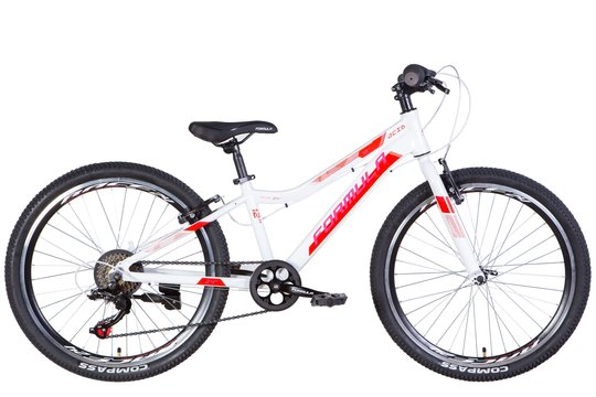 Купити Велосипед підлітковий 24" Formula ACID Vbr AL рама-12" біло-рожевий 2022 з доставкою по Україні
