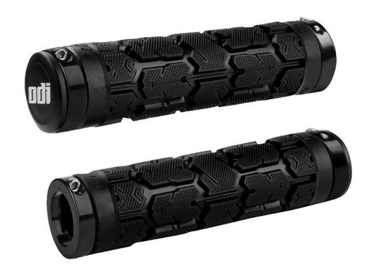 Купить Грипсы ODI Rogue MTB Lock-On 130mm Bonus Pack Black w/Black Clamps (черные с черными замками) с доставкой по Украине