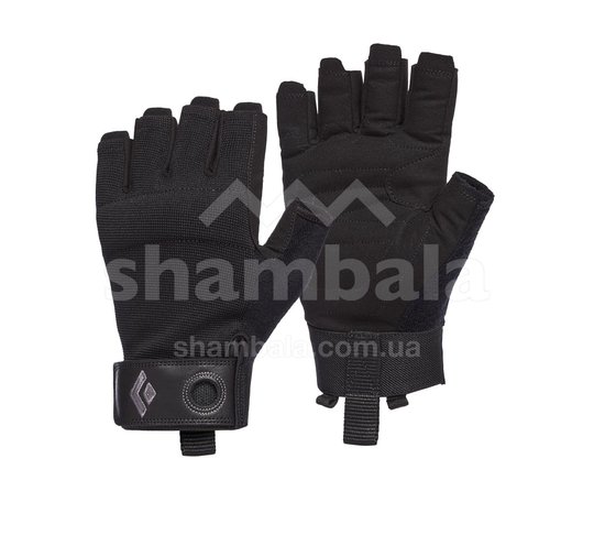 Crag Half-Finger перчатки (Black, L), L, Без пальців, Шкіра