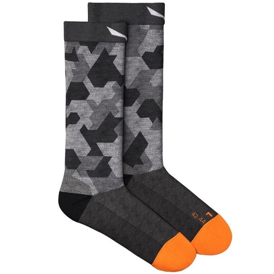 Купити Шкарпетки чоловічі Salewa Pedroc Camo AM M Crew Sock, black, 39-41 (69039/0911 39-41) з доставкою по Україні