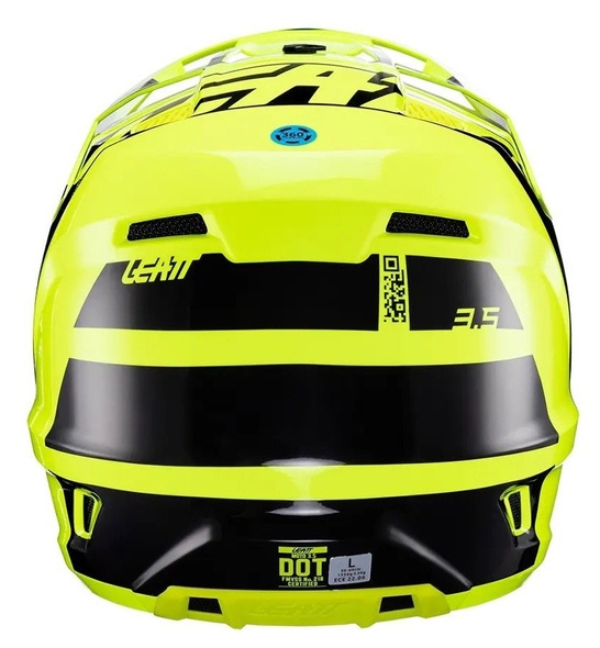 Шлем LEATT Helmet Moto 3.5 + Goggle (Citrus), M