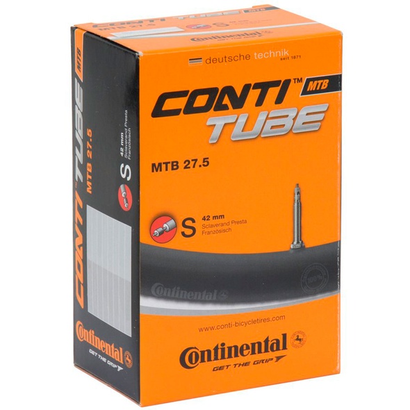 Купить Камера Continental MTB Tube B+ 27.5", 65-584->70-584, S42, 350 г с доставкой по Украине