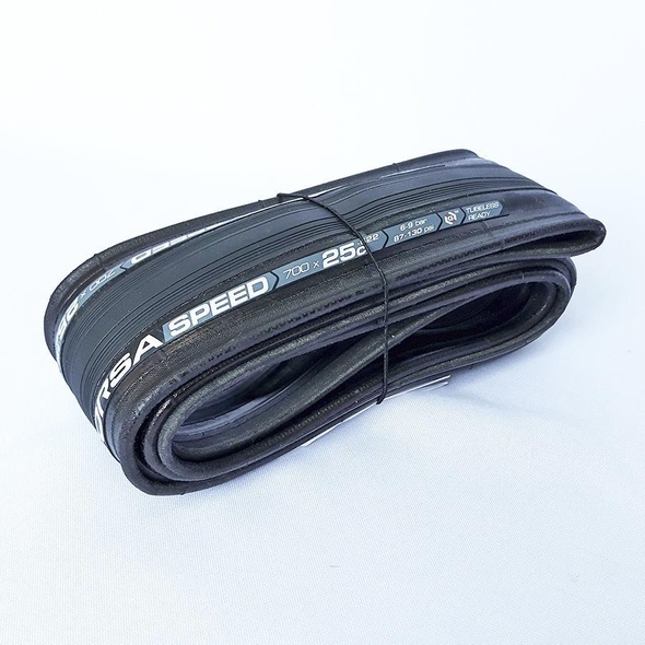 Купити Покришка безкамерна VITTORIA Road Corsa Speed 700x25c TLR Fold Full Black G2.0 з доставкою по Україні