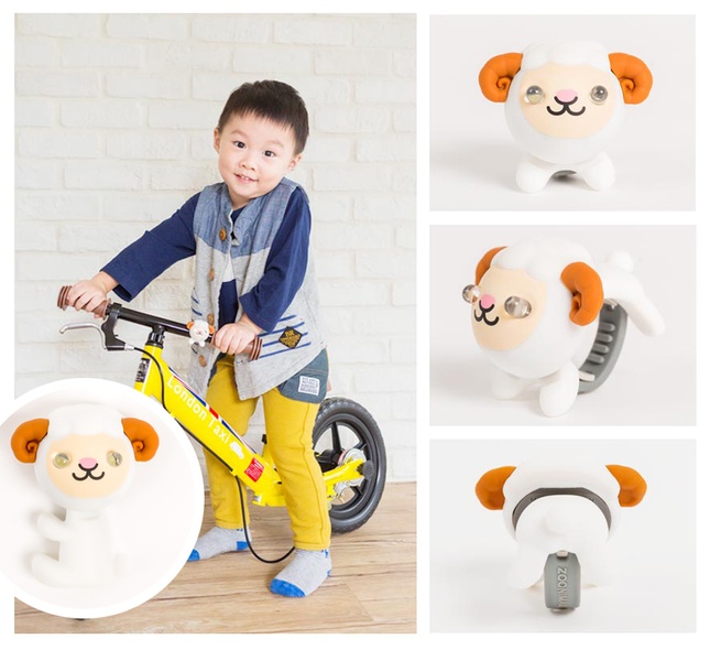 Купить Мигалка для детского велосипеда Zoonimal Овечка, LED, на руль. Свечение: Белый с доставкой по Украине
