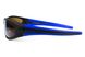 Окуляри поляризаційні BluWater Daytona-4 Polarized (brown) коричневі з синіми дужками