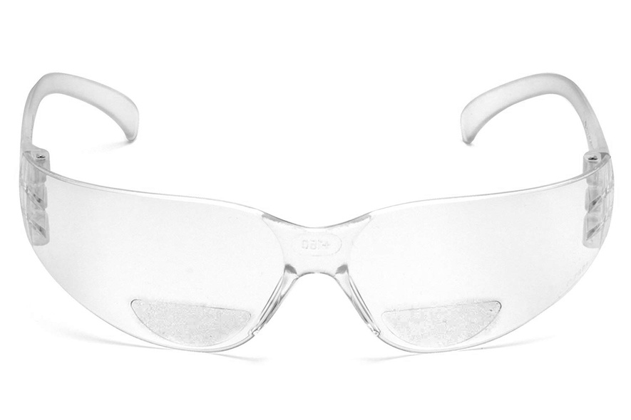 Біфокальні захисні окуляри Pyramex Intruder Bifocal (+2.0) (clear) прозорі