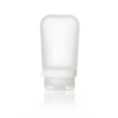 Силиконовая бутылочка Humangear GoToob + Medium clear (білий)