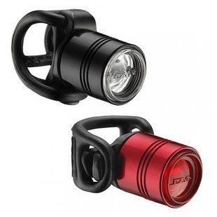 Комплект світла LEZYNE FEMTO DRIVE PAIR Чорний 15/7 люменів Y13