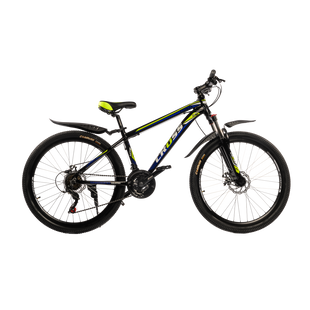 Купить Велосипед Cross XC2621 26" Черный-Голубой-Зеленый S (150-165 см) с доставкой по Украине