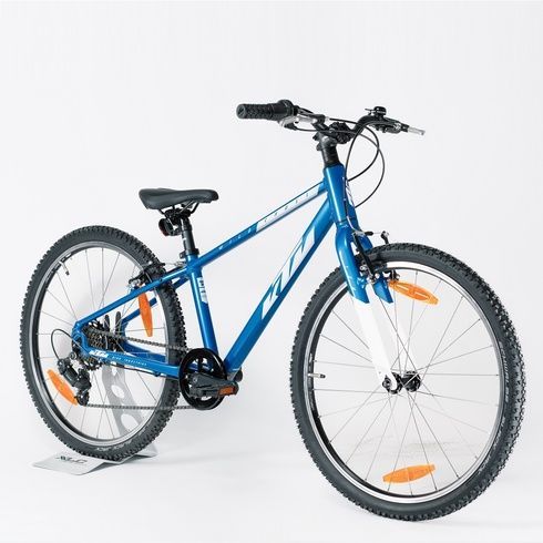 Купить Велосипед KTM WILD CROSS 24" рама 35, синий (белый), 2022 с доставкой по Украине