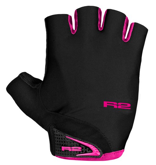 Купити Рукавички R2 Riley колір чорний, рожевий розмір S з доставкою по Україні
