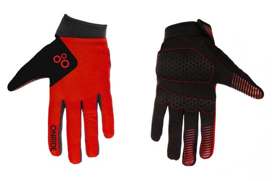 Купить Перчатки ONRIDE Long 20 цвет красный/черный размер S с доставкой по Украине