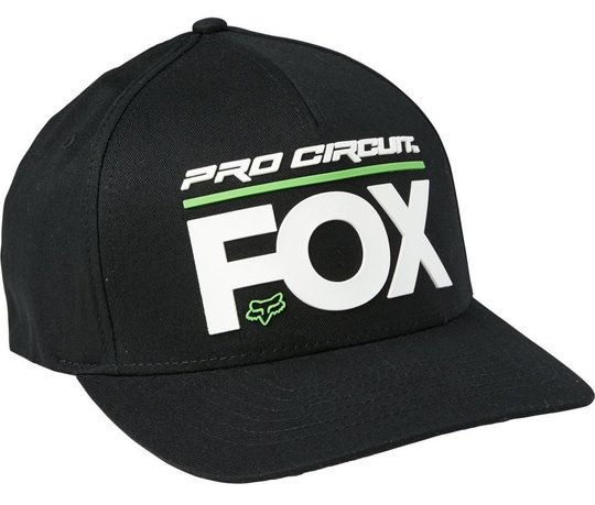 Кепка FOX PRO CIRCUIT FLEXFIT HAT (Black), S/M