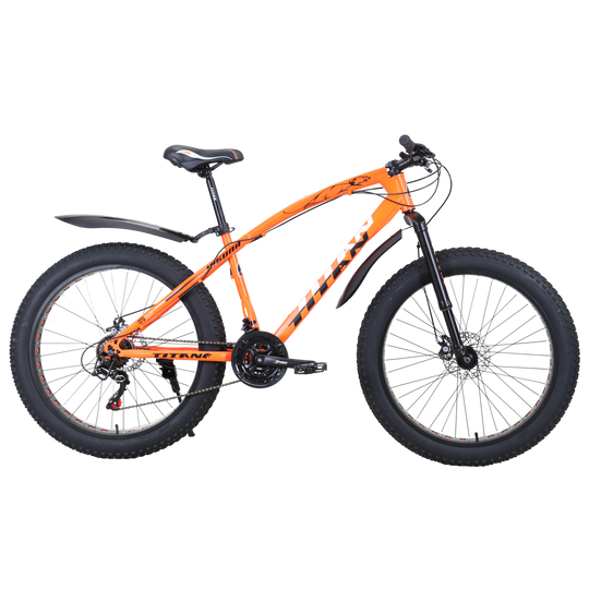 Купити Велосипед Titan Jaguar 2021 26" 17,5" Неоновий оранжевий з доставкою по Україні
