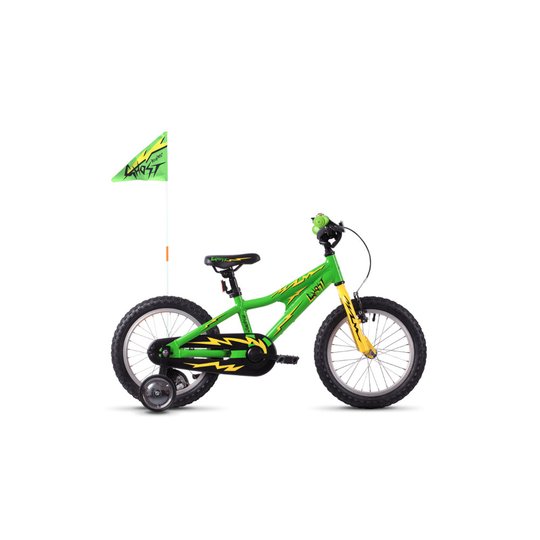 Купить Велосипед Ghost POWERKID 16" , зелено-желто-черный, 2021 с доставкой по Украине