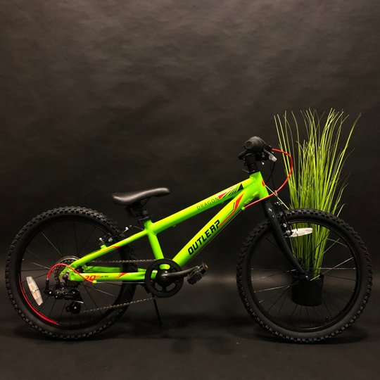 Велосипед Outleap Dragon 20" AL 2020, зеленый, 120-135 см
