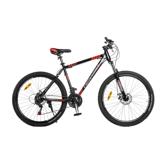 Купити Велосипед CrossBike Everest 27" 19" Чорний-Червоний з доставкою по Україні