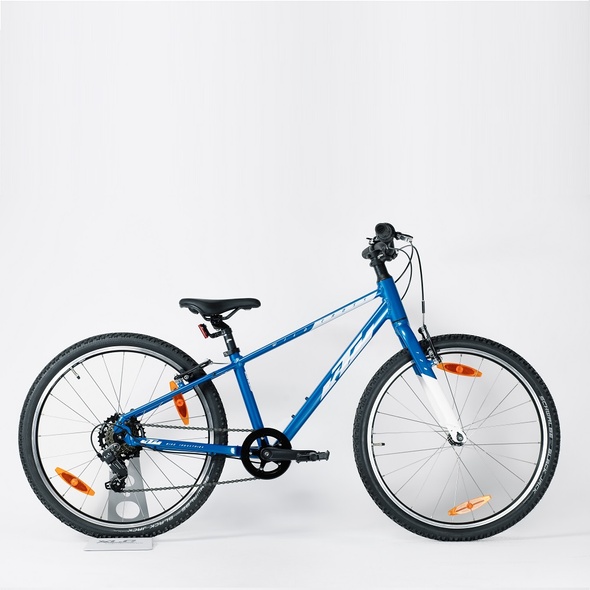 Купить Велосипед KTM WILD CROSS 24" рама 35, синий (белый), 2022 с доставкой по Украине