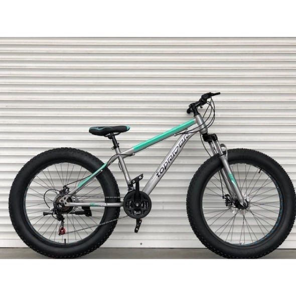 Купить Велосипед Toprider 650 26" серо-зеленый 2021 с доставкой по Украине