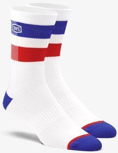 Шкарпетки 100% FLOW Socks (White), S/M