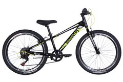Купити Велосипед 24" Discovery QUBE 2021 (черно-желтый) з доставкою по Україні