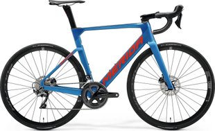 Купити Велосипед шосейний 28" Merida REACTO 6000 (2023) glossy blue / matt blue(red) з доставкою по Україні