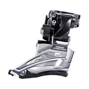 Купить Перемикач передній FD-M6025-H, DEORE 2X10, HIGH CLAMP, DOWN-SWING, DUAL-PULL, хомут с доставкой по Украине