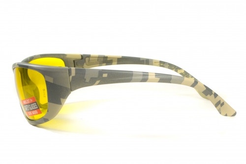Окуляри захисні Global Vision Hercules-6 Digital Camo (yellow) жовті