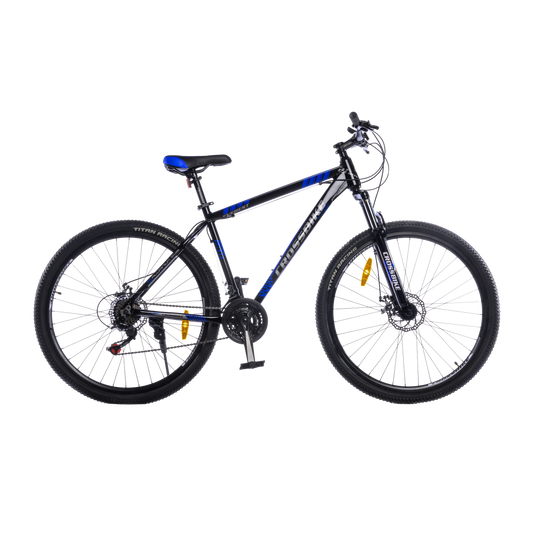 Купити Велосипед CrossBike Everest 29"19" Чорний-Синій з доставкою по Україні