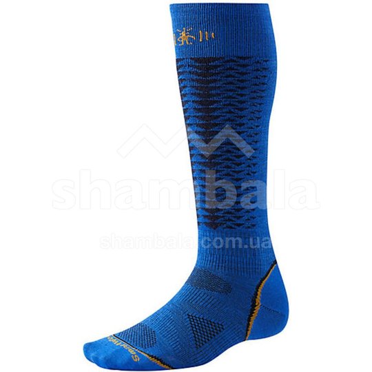 Купити Men's PhD Downhill Racer Socks шкарпетки чоловічі (Bright Blue, M) з доставкою по Україні