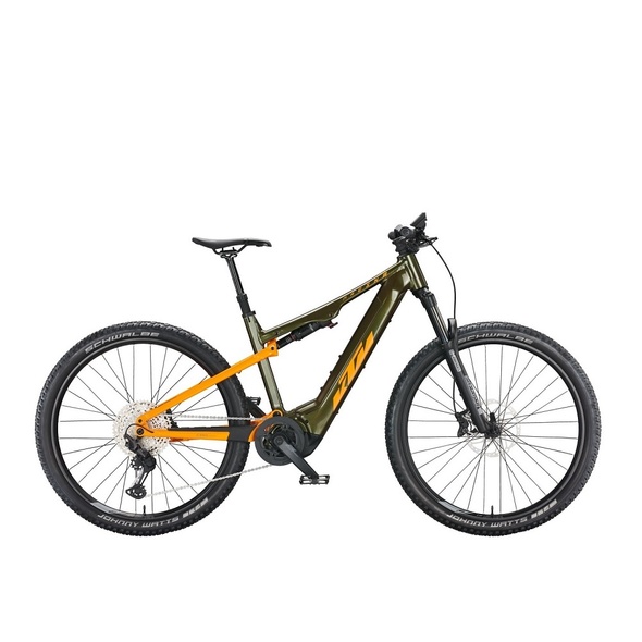 Купить Электровелосипед KTM MACINA CHACANA 792 рама L/48, зелено-оранжевый, 2022 с доставкой по Украине