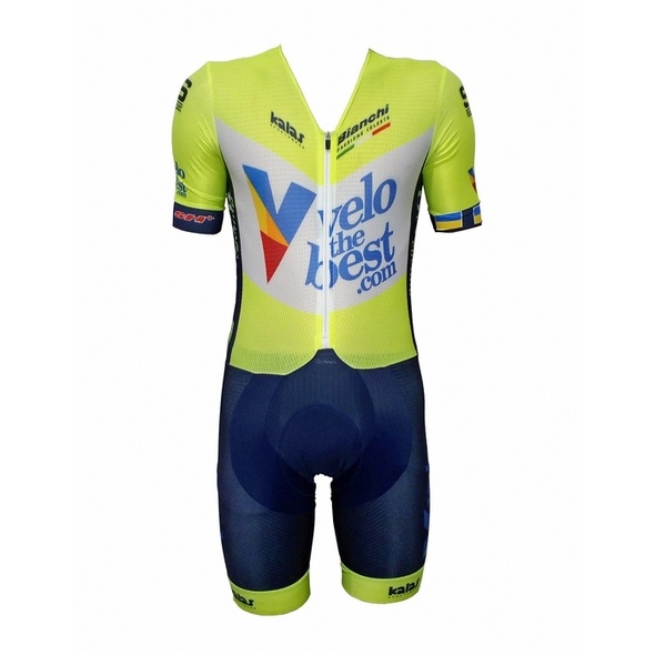 Комбінезон Dnepr Master Cycling Team Pro-T04/Cyclo-One жовтий/синій