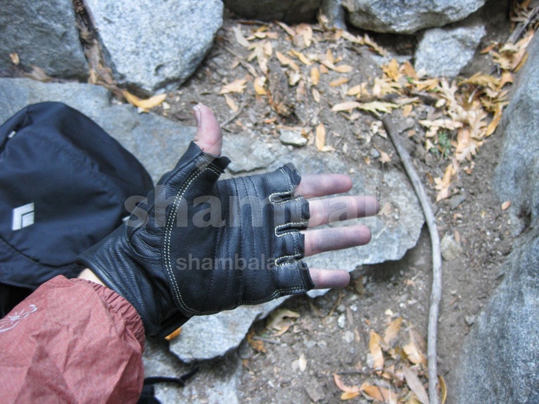 W Crag Half-Finger Gloves женские перчатки (Bordeaux, L), L, Перчатки, Шкіра