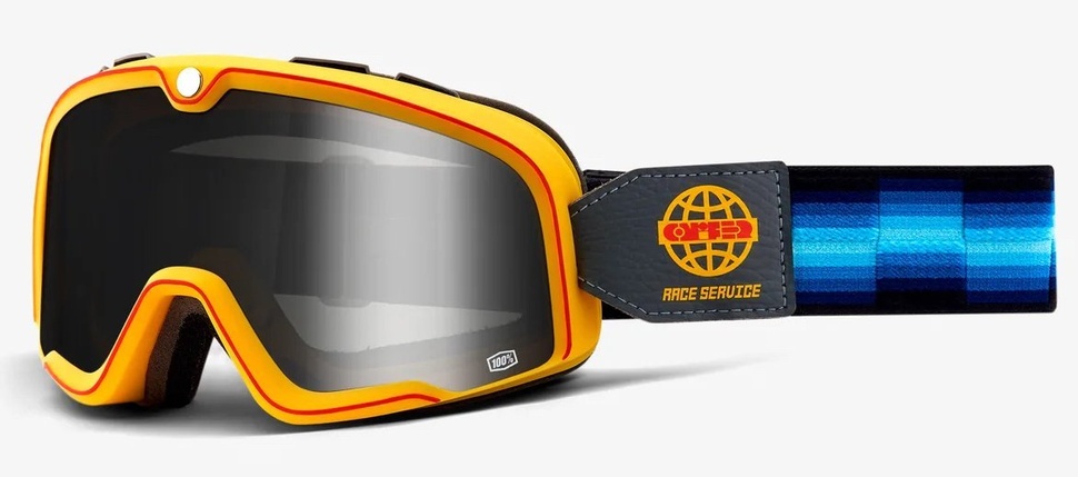 Окуляри 100% BARSTOW Goggle Race Service - Silver Mirror Lens, Mirror Lens