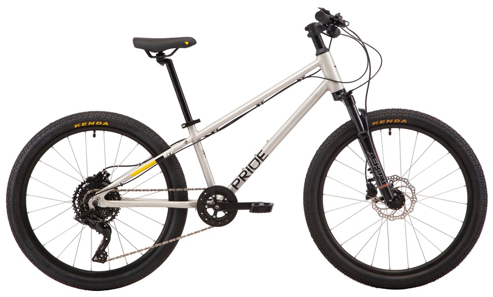 Купити Велосипед 24" Pride GLIDER 4.3 2023, RAW ALL/YELLOW з доставкою по Україні
