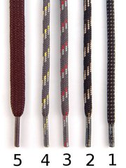 Шнурки Zamberlan 150 см 3. Anthracite/Grey/Red